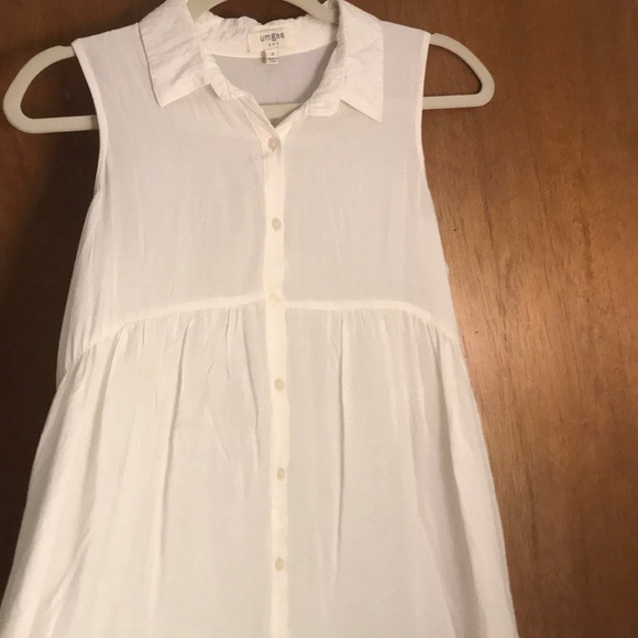 White collared tank - Picture 3 of 3